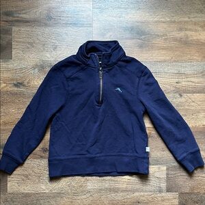 Boys Tommy Bahama Navy Half-Zip pullover